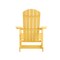 Flash Furniture White Poly Resin Adirondack Rocking Chairs, 2PK JJ-C14705-YLW-2-GG - alternate 6